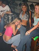 Candid club girls shaking booties and getting wild