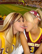 Naughty college babes posing nude